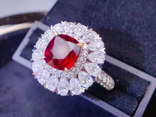 Load image into Gallery viewer, GRS Certified 4.706ctw Mozambique Natural Unheated Ruby Ring & Pendant in One Style