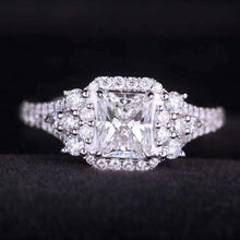 Load image into Gallery viewer, GIA Certified 1.01ct Radiant G/VVS1 Natural Diamond Ring in 18K Gold