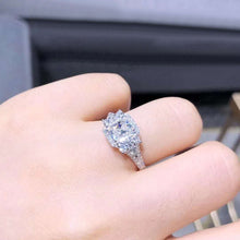 Load image into Gallery viewer, GIA Certified 1.01ct Radiant G/VVS1 Natural Diamond Ring in 18K Gold