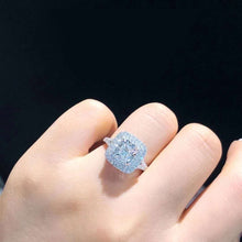 Load image into Gallery viewer, GIA Certified 2.01ct Natural Cushion D/VS1 Diamond Ring in 18K Gold