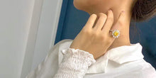 Load image into Gallery viewer, GIA Certified 4.93ctw Cushion Natural Fancy Yellow Diamond Ring & Pendant in One Style