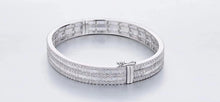 Load image into Gallery viewer, 8.11ctw Natural Diamond Bangle in 18K Gold