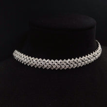 Load image into Gallery viewer, GRC Certified 7.42ctw Natural Diamond Necklace 18K Gold