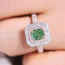 Load image into Gallery viewer, GIA Certified 1.14ct Cushion Natural Yellow Diamond Ring in 18K Gold