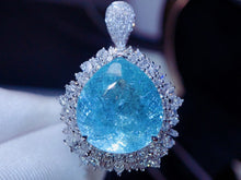 Load image into Gallery viewer, GUILD Certified 8.13ct Natural Paraiba Tourmaline Ring & Pendant in One Style