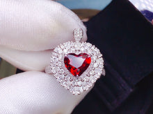 Load image into Gallery viewer, GRS Certified 3.43ctw Natural Vivid Red Unheated Ruby Ring & Pendant in One Style