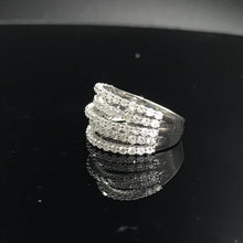 Load image into Gallery viewer, GRC Certified 1.33ctw Natural Diamond Ring 18K White Gold
