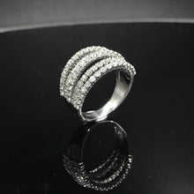 Load image into Gallery viewer, GRC Certified 1.33ctw Natural Diamond Ring 18K White Gold