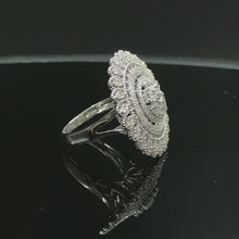 Load image into Gallery viewer, GRC Certified 1.28ctw Natural Diamond Ring 18K White Gold