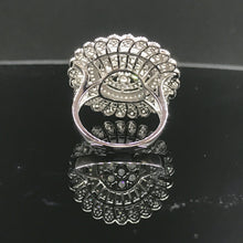 Load image into Gallery viewer, GRC Certified 1.28ctw Natural Diamond Ring 18K White Gold