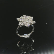 Load image into Gallery viewer, GRC Certified 2.49ctw Natural Diamond Ring 18K White Gold