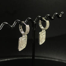 Load image into Gallery viewer, GRC Certified 1.58ctw Natural Diamond Earrings 18K White Gold