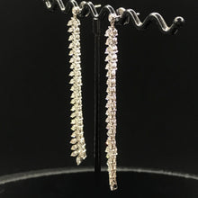 Load image into Gallery viewer, GRC Certified 4.49ctw Natural Diamond Earrings 18K White Gold