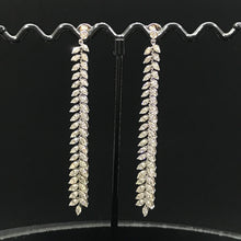 Load image into Gallery viewer, GRC Certified 4.49ctw Natural Diamond Earrings 18K White Gold