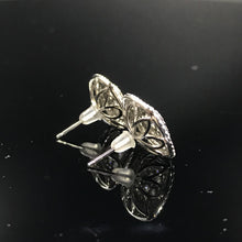 Load image into Gallery viewer, GRC Certified 1.42ctw Natural Diamond Earrings 18K White Gold