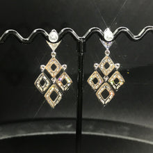 Load image into Gallery viewer, GRC Certified 1.20ctw Natural Diamond Earrings 18K White Gold