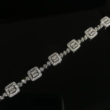 Load image into Gallery viewer, GRC Certified 2.33ctw Natural Diamond Bracelet 18K White Gold