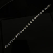 Load image into Gallery viewer, GRC Certified 5.00ct Natural Sapphire & Diamond Bracelet 18K White Gold