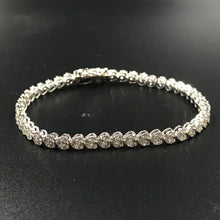 Load image into Gallery viewer, GRC Certified 3.30ctw Natural Diamond Bracelet 18K White Gold
