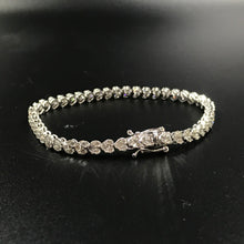 Load image into Gallery viewer, GRC Certified 3.30ctw Natural Diamond Bracelet 18K White Gold