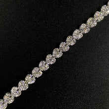 Load image into Gallery viewer, GRC Certified 3.30ctw Natural Diamond Bracelet 18K White Gold