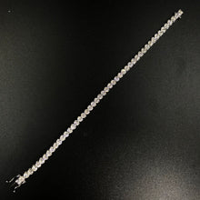 Load image into Gallery viewer, GRC Certified 3.30ctw Natural Diamond Bracelet 18K White Gold