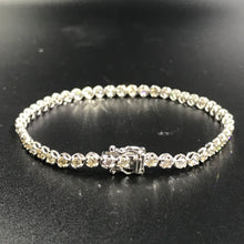 Load image into Gallery viewer, GRC Certified 3.00ctw Natural Diamond Bracelet 18K White Gold