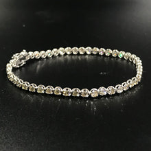 Load image into Gallery viewer, GRC Certified 3.00ctw Natural Diamond Bracelet 18K White Gold