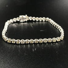 Load image into Gallery viewer, GRC Certified 3.00ctw Natural Diamond Bracelet 18K White Gold