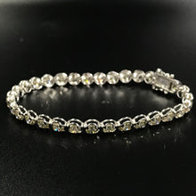 Load image into Gallery viewer, GRC Certified 6.00ctw Natural Diamond Bracelet 18K White Gold