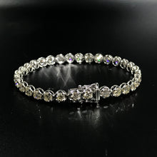 Load image into Gallery viewer, GRC Certified 6.00ctw Natural Diamond Bracelet 18K White Gold