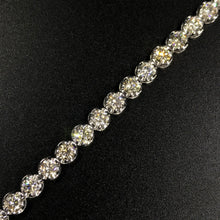 Load image into Gallery viewer, GRC Certified 6.00ctw Natural Diamond Bracelet 18K White Gold