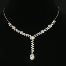 Load image into Gallery viewer, GRC Certified 3.00ctw Natural Diamond Necklace 18K Gold