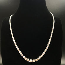 Load image into Gallery viewer, GRC Certified 10.00ctw Natural Diamond Necklace 18K Gold