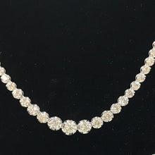 Load image into Gallery viewer, GRC Certified 10.00ctw Natural Diamond Necklace 18K Gold