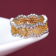 Load image into Gallery viewer, GRC Certified 0.466ctw Natural Yellow Diamond Ring