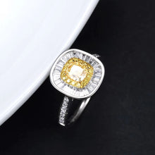 Load image into Gallery viewer, GRC Certified 1.242ctw Natural Yellow Diamond Ring