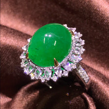 Load image into Gallery viewer, GRC Certified 9.54ct Natural Emereld Ring & Pendant in One Style