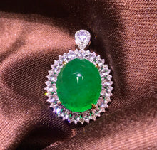 Load image into Gallery viewer, GRC Certified 9.54ct Natural Emereld Ring & Pendant in One Style