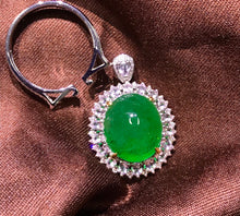 Load image into Gallery viewer, GRC Certified 9.54ct Natural Emereld Ring & Pendant in One Style