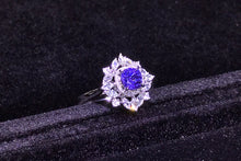 Load image into Gallery viewer, GRC Certified 0.90ct Sri Lanka Natural Unheated Sapphire & Diamond Ring