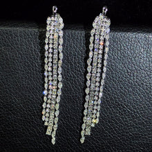 Load image into Gallery viewer, GRC Certified 7.843ctw Diamond Earrings PT950