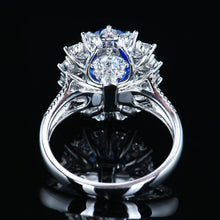 Load image into Gallery viewer, GRC Certified 3.53ctw Natural Cornflower Blue Sapphire Ring & Pendant in One Style