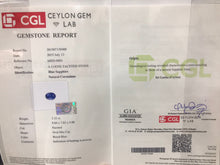 Load image into Gallery viewer, CGL Certified 3.97ctw Sri Lanka Natural Unheated Sapphire Ring & Pendant in One Sytle