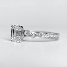 Load image into Gallery viewer, GIA Certified 1.010ct F SI1 Natural Diamond Ring 18K White Gold