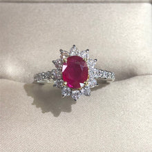 Load image into Gallery viewer, GRC Certified 1.98ctw Natural Ruby & Diamond Ring PT900
