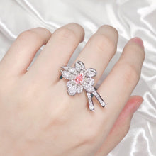 Load image into Gallery viewer, GIA Certified 1.34ctw Natural Pink Diamond Ring 18K White Gold
