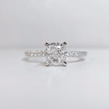 Load image into Gallery viewer, GIA Certified 1.250ctw Natural Diamond Ring 18K White Gold