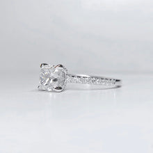 Load image into Gallery viewer, GIA Certified 1.250ctw Natural Diamond Ring 18K White Gold