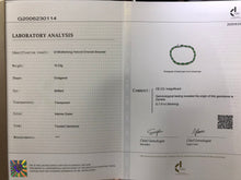 Load image into Gallery viewer, GRC Certified 7.51ctw Natural Emerald Bracelet 18K White Gold